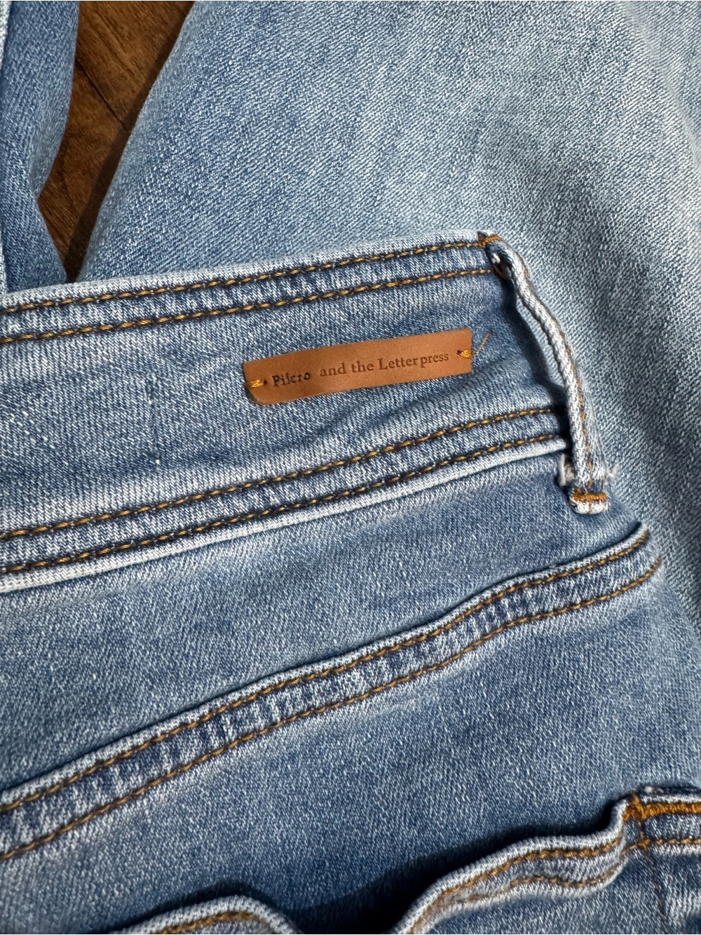 Pilcro and the Letterpress Light Blue Trouser Jeans - Picture 4 of 13